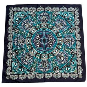 Native Frog design Oscardo Patterned Scarf